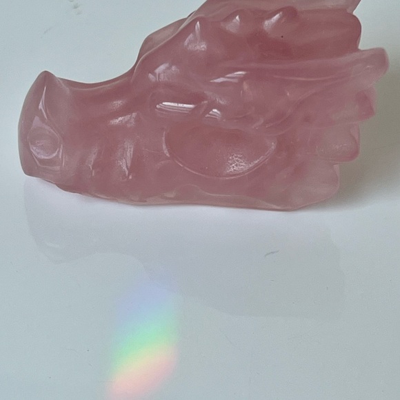 SOLD!
Rose Quartz Mini Dragon Head - Picture 9 of 13